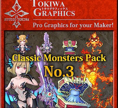 RPG Maker MV - TOKIWA GRAPHICS Classic Monsters Pack No.3
