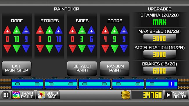 Subway Train Simulator 2D