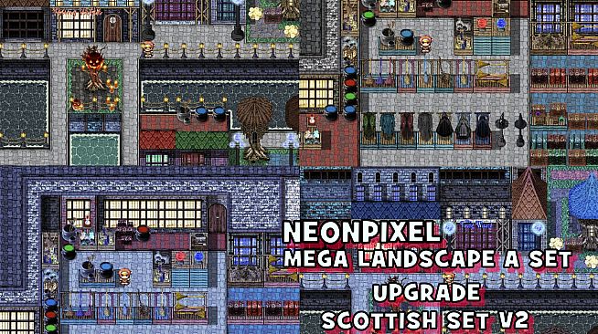 RPG Maker MZ - NEONPIXEL - Mega Landscape A set