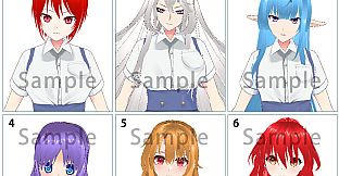 RPG Maker 3D Character Converter - Gee-kun-soft character 05 school uniform 2