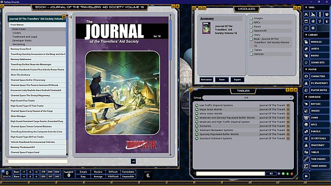 Fantasy Grounds - Journal of the Travellers' Aid Society Volume 16