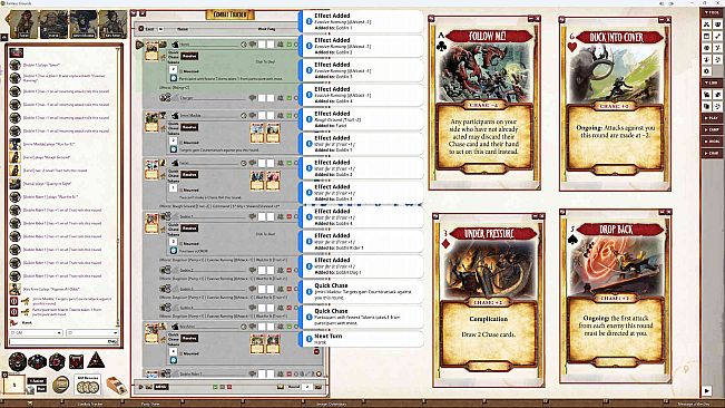 Fantasy Grounds - Pathfinder for Savage Worlds Quick Chase Deck