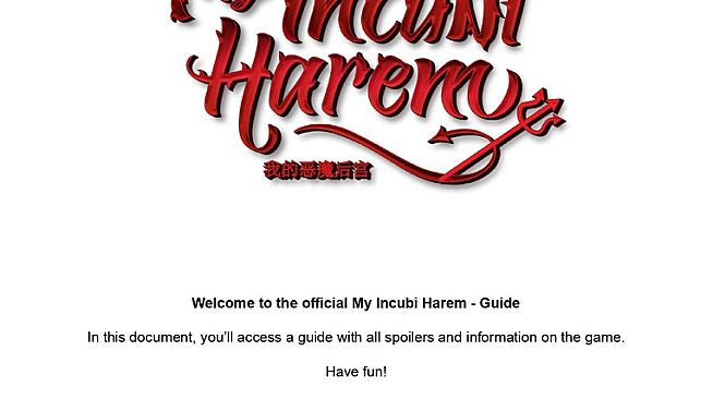 My Incubi Harem - Guide