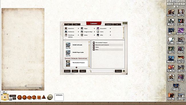 Fantasy Grounds - The Greatest Treasure: A Fantasy Savage Tale