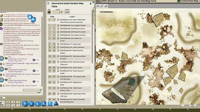 Fantasy Grounds - Meanders Map Pack: Sammerket Sands (Map Pack)