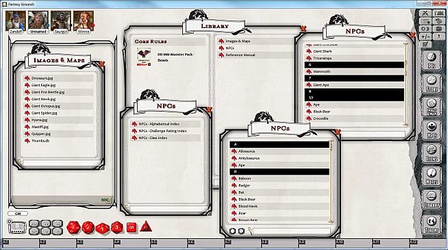 Fantasy Grounds - D&D Monster Pack - Beasts