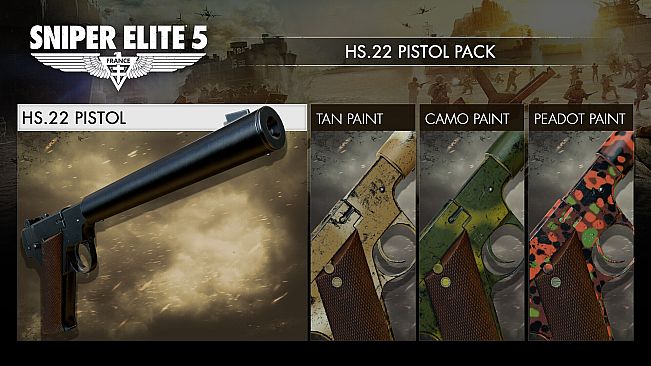 Sniper Elite 5 : Concealed Target Weapon and Skin Pack
