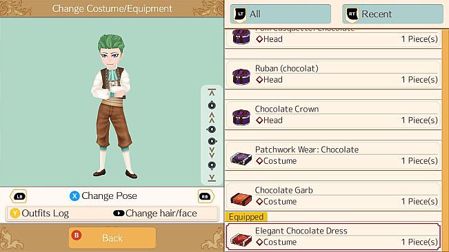 Chocolate Attire - WorldNeverland - Daily Life in the Elnea Kingdom - Another Life Adventure