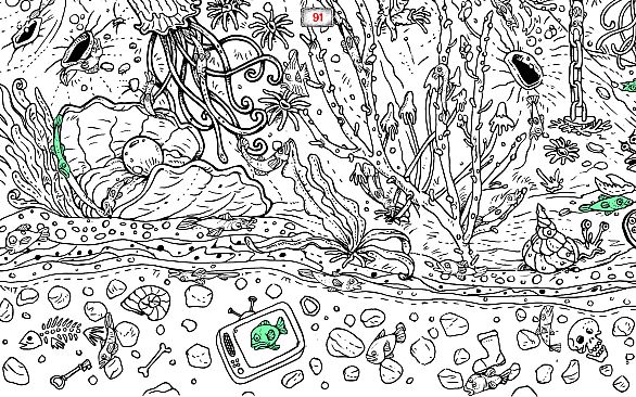 100 hidden Cthulhu fish 2