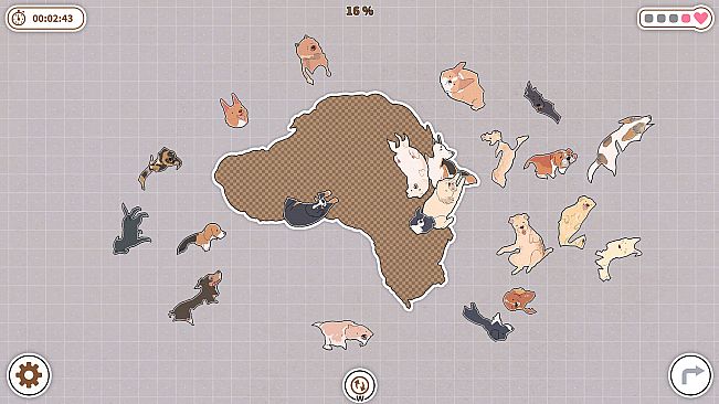 Dogs Huddled Together 挤在一起的狗狗们