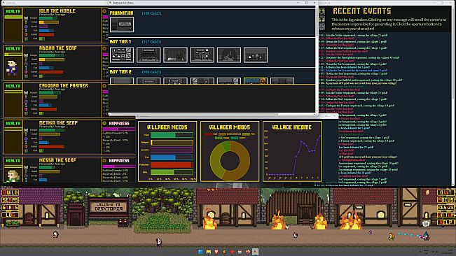 Desktopia: A Desktop Village Simulator