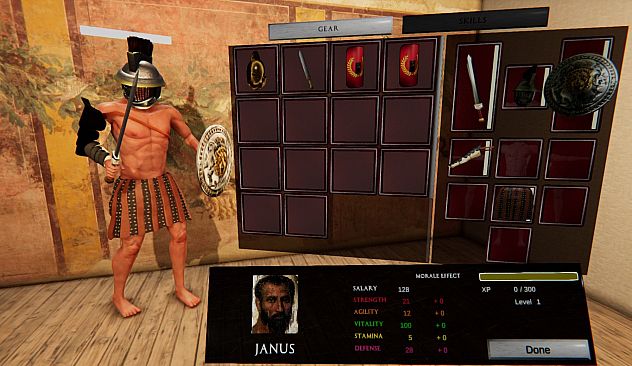 CRIXUS: Life of free Gladiator