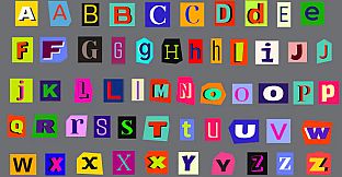 Movavi Video Suite 2024 - Cutout Alphabet Pack