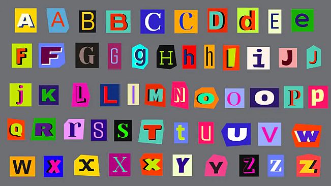Movavi Video Suite 2024 - Cutout Alphabet Pack
