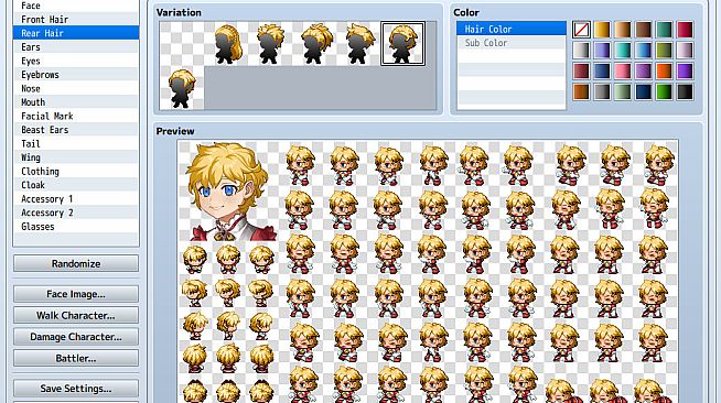 RPG Maker MV - Fantasy FaceGen Vol.1