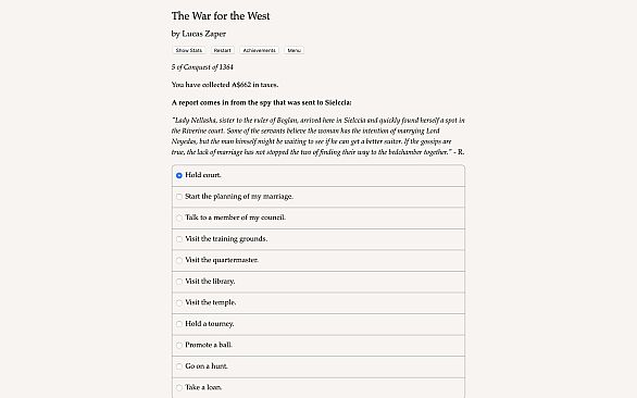 The War for the West