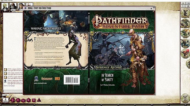 Fantasy Grounds - Pathfinder RPG - Strange Aeons AP 1: In Search of Sanity (PFRPG)