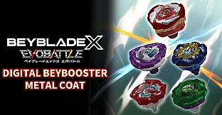 BEYBLADE X EVOBATTLE DIGITAL BEYBOOSTER METAL COAT