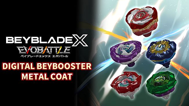 BEYBLADE X EVOBATTLE DIGITAL BEYBOOSTER METAL COAT