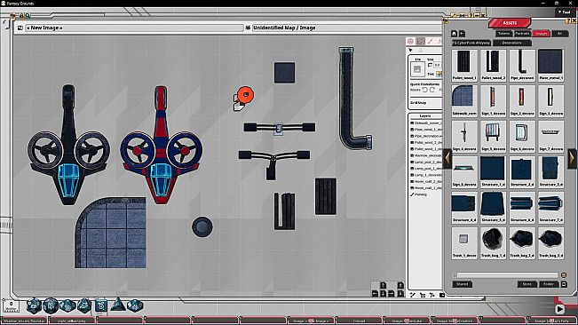 Fantasy Grounds - FG Cyberpunk Alleyways