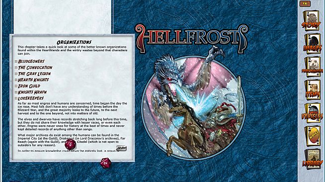 Fantasy Grounds - Savage Worlds: Hellfrost Player's Guide