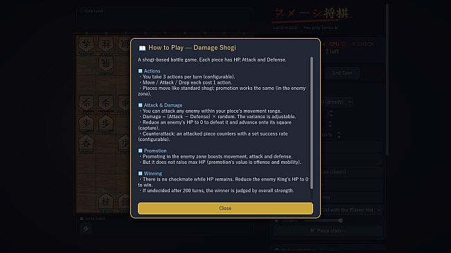 Damage Shogi