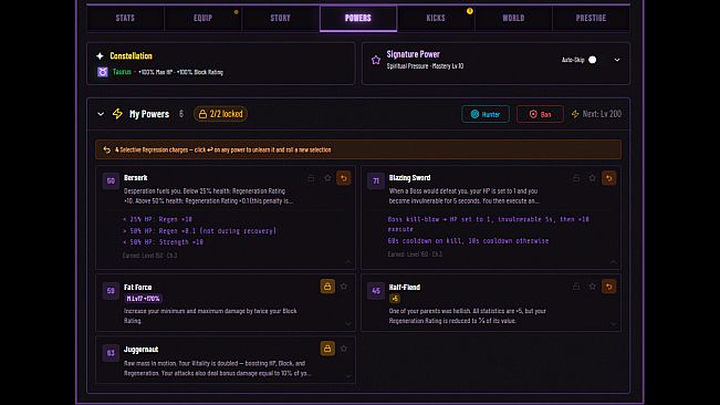 Idle Regenerator