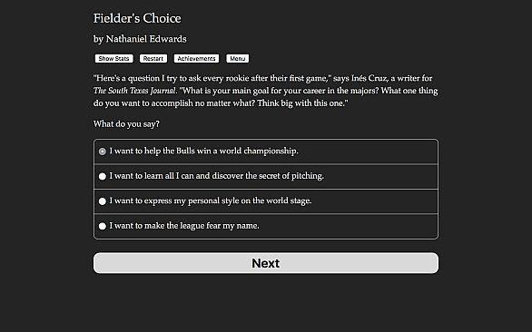 The Fielder's Choice