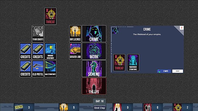 MafiaPunk: A Card Sim