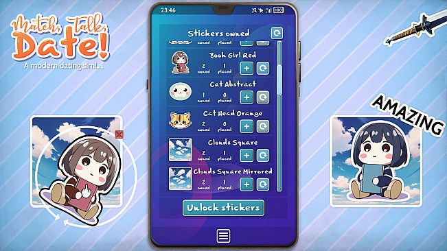 Match, Talk, Date! - A modern dating sim!