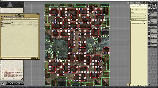 Fantasy Grounds - Pathfinder RPG - Pathfinder Flip-Mat - Classic Slum Quarter