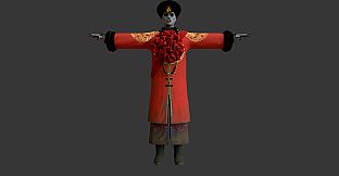 怨灵小僵-“灵婚—顾江·绛袍砗磲帽”服饰（外传剧情皮肤）