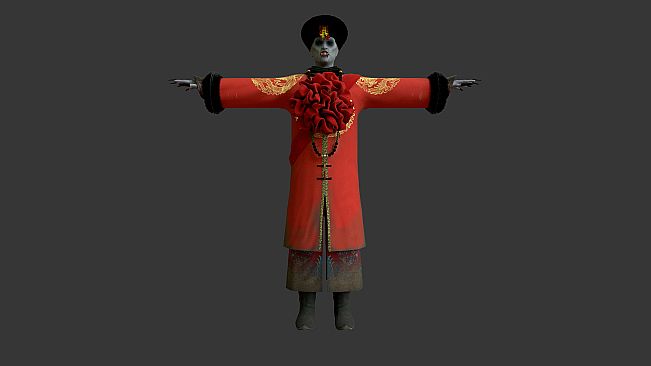 怨灵小僵-“灵婚—顾江·绛袍砗磲帽”服饰（外传剧情皮肤）