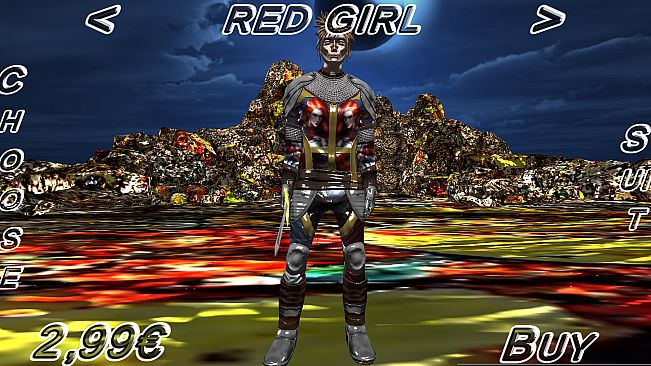Hack And Slash Fury - Red Girl Armor