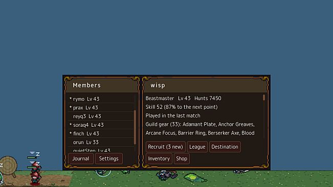 Desktop MMO Guild Manager