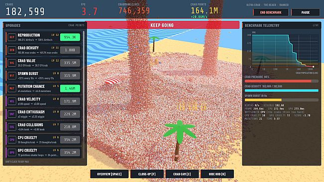 ONE MILLION CRABS