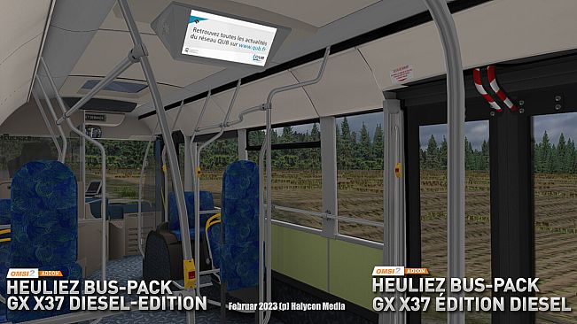 OMSI 2 Add-on Heuliez Bus-Pack GX x37 Diesel-Edition
