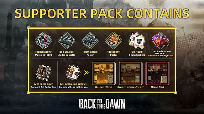 Back to the Dawn - Supporter Pack