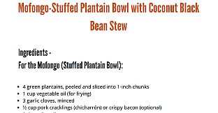 Can we be Three? - Dominican Fusion Cookbook