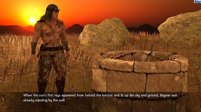 Non-Linear Text Quests - The Barbarian and the Subterranean Caves