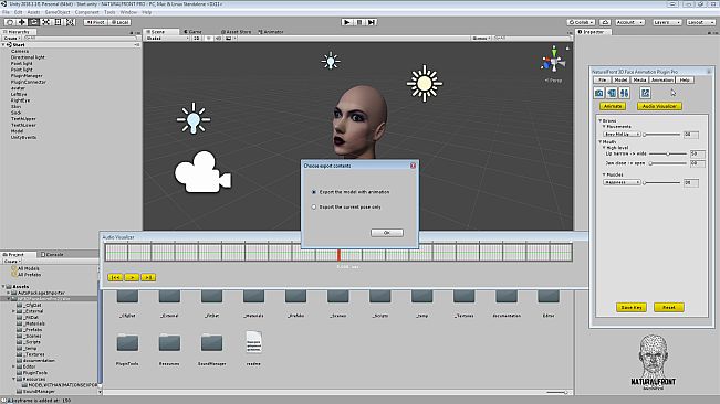 NaturalFront 3D Face Animation Unity Plugin Pro