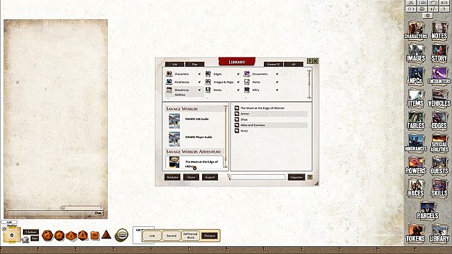 Fantasy Grounds - Moon at the Edge of Oblivion