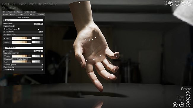 HAELE 3D - Hand Poses Lite - Drawing References