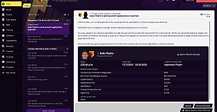 Football Manager 2021 Touch - No Work Permits