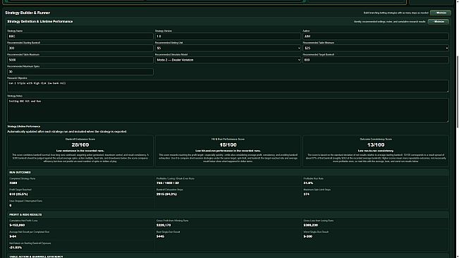 Roulette Strategy Research Lab