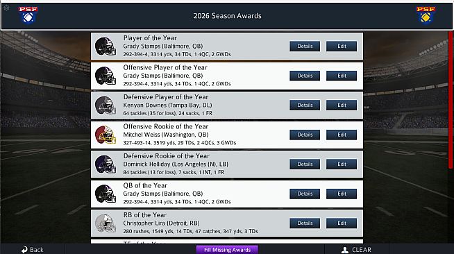 Pro Strategy Football 2027