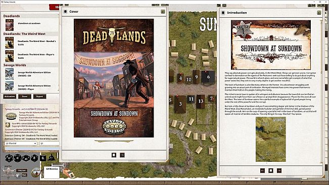 Fantasy Grounds - Deadlands The Weird West: Showdown at Sundown Adventure