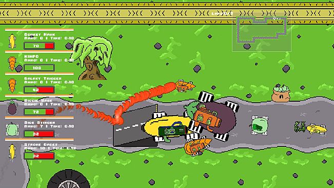 Veg out Crew 2D Racer