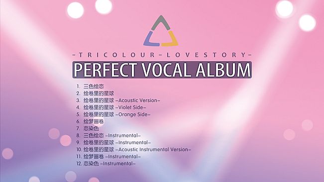 Tricolour Lovestory Perfect Vocal Album