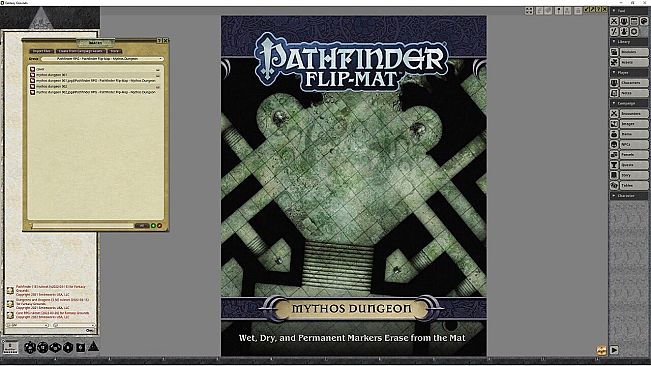 Fantasy Grounds - Pathfinder RPG - Pathfinder Flip-Mat - Mythos Dungeon